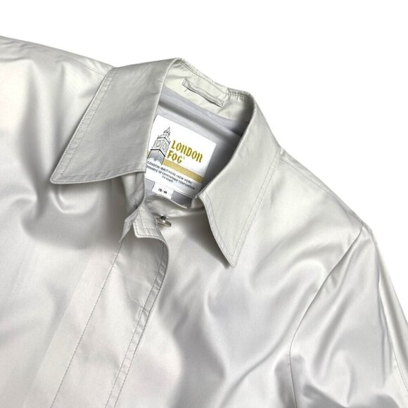 LONDON FOG Vintage Y2K Lightweight Business Casual Spring Fall Coat Jacket Large - Picture 2 of 6